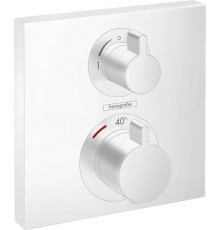 Термостат Hansgrohe Ecostat Square 15714700 для ванны с душем, термостат, белый
