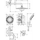 Душевой комплект Hansgrohe Crometta S 27958000 хром, шланг пластиковый 125 см