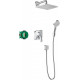 Душевой комплект Hansgrohe Crometta E 27957000 хром, шланг пластиковый 125 см