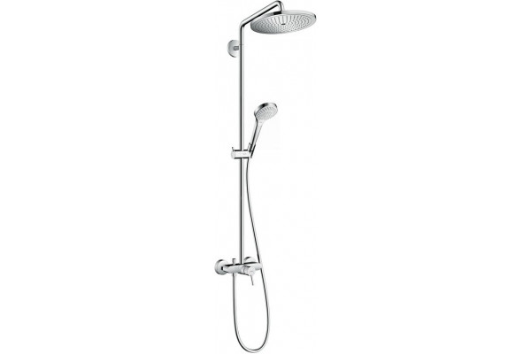 Душевая стойка Hansgrohe Croma Select S Showerpipe 280 1jet 26791000 хром, штанга 120.5 см