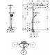 Душевая стойка Hansgrohe Raindance Select S Showerpipe 240 1jet P 27633670 с термостатом, черный, штанга 108 см, шланг пластиковый 160 см