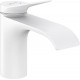 Смеситель Hansgrohe Vivenis 80 75010700 для раковины, белый, однорычажный, длина излива 13.3 см