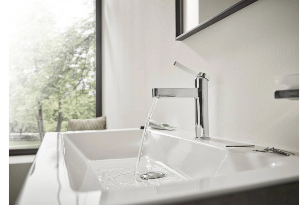 Смеситель Hansgrohe Finoris 100 76010000 для раковины, хром, однорычажный, высота излива 9.2 см