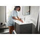 Смеситель Hansgrohe Finoris 100 76010000 для раковины, хром, однорычажный, высота излива 9.2 см