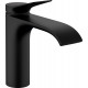 Смеситель Hansgrohe Vivenis 110 75022670 для раковины, черный, однорычажный, длина излива 14.6 см