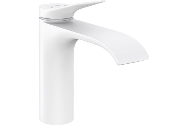 Смеситель Hansgrohe Vivenis 110 75020700 для раковины, белый, однорычажный, длина излива 14.6 см
