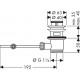 Смеситель Hansgrohe Vivenis 110 75020700 для раковины, белый, однорычажный, длина излива 14.6 см