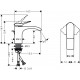 Смеситель Hansgrohe Vivenis 80 75010000 для раковины, хром, однорычажный, длина излива 13.3 см