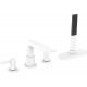 Смеситель Hansgrohe Finoris 76444700 на борт ванны двухвентильный, белый