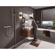 Душевая лейка Hansgrohe Pulsify 105 3jet 24100000 хром штанга 22.35 см,  в современном стиле
