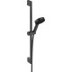 Душевой гарнитур Hansgrohe Pulsify Relaxation 105 3jet 24160670 черный штанга 66.9 см,  в современном стиле