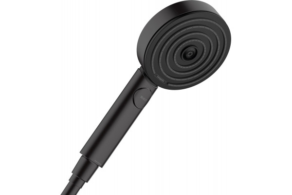 Душевая лейка Hansgrohe Pulsify Relaxation 105 3jet 24110670 черная цвет черный, штанга 22.35 см