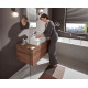 Душевая лейка Hansgrohe Pulsify Relaxation 105 3jet 24110000 хром штанга 22.35 см,  в современном стиле