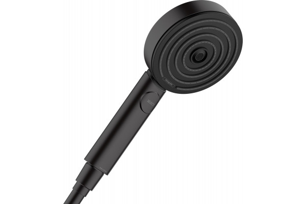 Душевая лейка Hansgrohe Pulsify 105 3jet 24100670 черная цвет черный, штанга 22.35 см