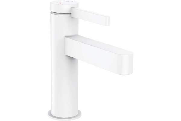 Смеситель Hansgrohe Finoris 100 76010700 для раковины, белый, однорычажный, высота излива 9.2 см