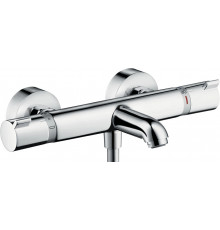 Термостат Hansgrohe Ecostat Comfort 13114000 для ванны с душем, хром, термостат, длина излива 17.7 см