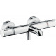 Термостат Hansgrohe Ecostat Comfort 13114000 для ванны с душем, хром, термостат, длина излива 17.7 см