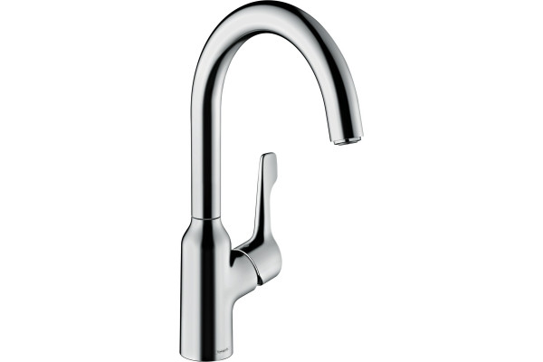Смеситель Hansgrohe Focus M43 71812000 для кухонной мойки, хром, однорычажный, высота излива 22.3 см