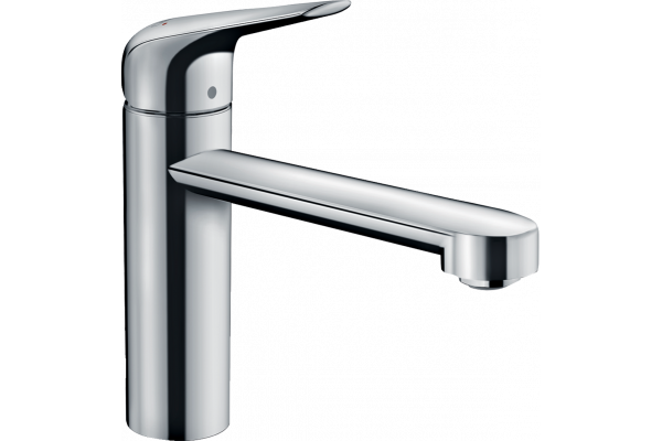 Смеситель Hansgrohe Focus M42 71806000 для кухонной мойки, хром, однорычажный, высота излива 12.2 см