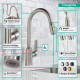 Смеситель Hansgrohe Focus M42 71800800 для кухонной мойки, сталь, однорычажный, высота излива 21.9 см
