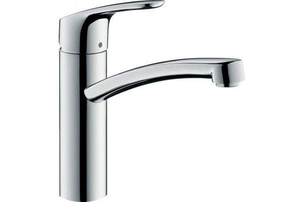 Смеситель Hansgrohe Focus M41 31804000 для кухонной мойки, хром, однорычажный, высота излива 15.5 см