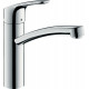 Смеситель Hansgrohe Focus M41 31804000 для кухонной мойки, хром, однорычажный, высота излива 15.5 см