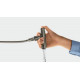 Смеситель Hansgrohe Metris Select M71 14857800 для кухонной мойки, сталь, высота излива 23.8 см, длина излива 20.8 см