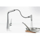 Смеситель Hansgrohe Metris M71 14834000 для кухонной мойки, хром, высота излива 22.1 см, длина излива 21 см