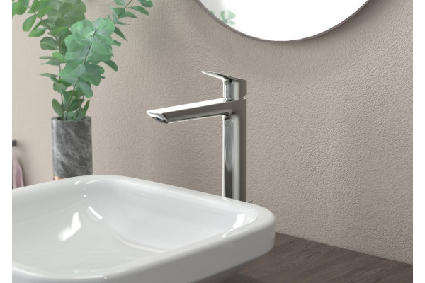 Смеситель Hansgrohe Logis Fine 240 71257000 для раковины, хром, однорычажный, высота излива 23.2 см