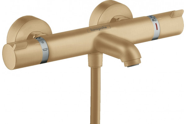 Термостат Hansgrohe Ecostat Comfort 13114140 для ванны с душем, бронза, термостат, длина излива 17.7 см