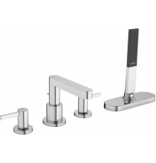 Смеситель Hansgrohe Finoris 76444000 на борт ванны, хром, двухвентильный, длина излива 15.2 см