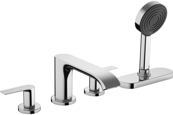 Смеситель Hansgrohe Vivenis 75444000 на борт ванны, хром, двухвентильный, длина излива 20 см