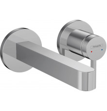 Смеситель Hansgrohe Finoris 76051000 для раковины, хром, однорычажный, длина излива 16.8 см