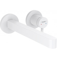 Смеситель Hansgrohe Finoris 76050700 для раковины, белый, однорычажный, длина излива 22.8 см