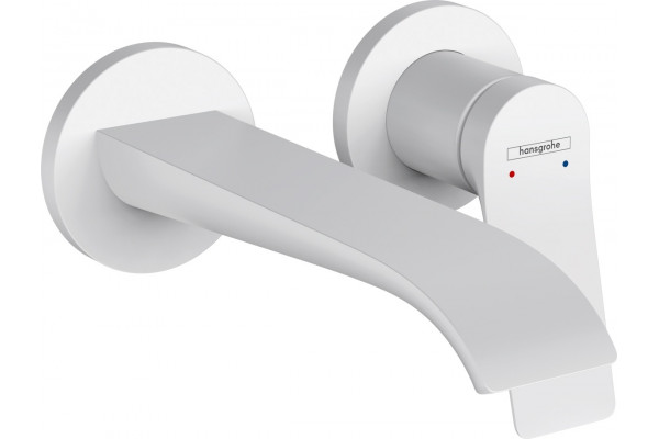 Смеситель Hansgrohe Vivenis 75050700 для раковины, белый, однорычажный, длина излива 19.2 см