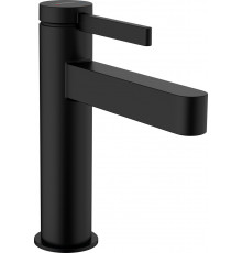Смеситель Hansgrohe Finoris 110 76023670 для раковины, черный, однорычажный, высота излива 11.3 см