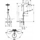 Душевая стойка Hansgrohe Croma Select S 280 1jet 26890700 с термостатом, белый, штанга 124.7 см, шланг пластиковый 160 см