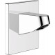 Кронштейн для верхнего душа Hansgrohe Pulsify 105 24139000 хром штанга 11.1 см,  в современном стиле