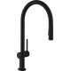 Смеситель Hansgrohe Talis M54 72800670 для кухонной мойки, матовый черный, однорычажный, высота излива 21 см