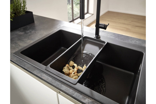 Смеситель Hansgrohe Talis M54 72800670 для кухонной мойки, матовый черный, однорычажный, высота излива 21 см