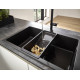 Смеситель Hansgrohe Talis M54 72800670 для кухонной мойки, матовый черный, однорычажный, высота излива 21 см