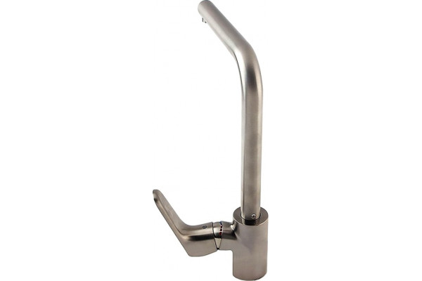 Смеситель Hansgrohe Focus M41 31827800 для кухонной мойки, сталь, однорычажный, высота излива 27.7 см