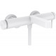 Смеситель Hansgrohe Finoris 76420700 для ванны с душем, матовый белый, однорычажный, длина излива 19.4 см