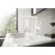 Смеситель Hansgrohe Finoris 230 76063700 для раковины, матовый белый, однорычажный, высота излива 22.9 см