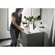 Смеситель Hansgrohe Finoris 230 76063670 для раковины, матовый черный, однорычажный, высота излива 22.9 см