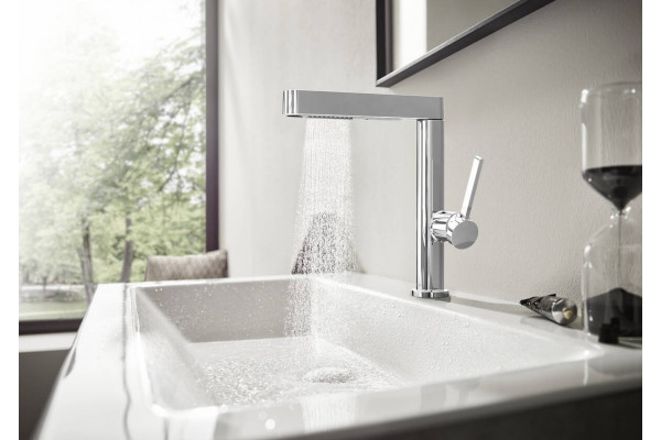 Смеситель Hansgrohe Finoris 230 76063000 для раковины, хром, однорычажный, высота излива 22.9 см