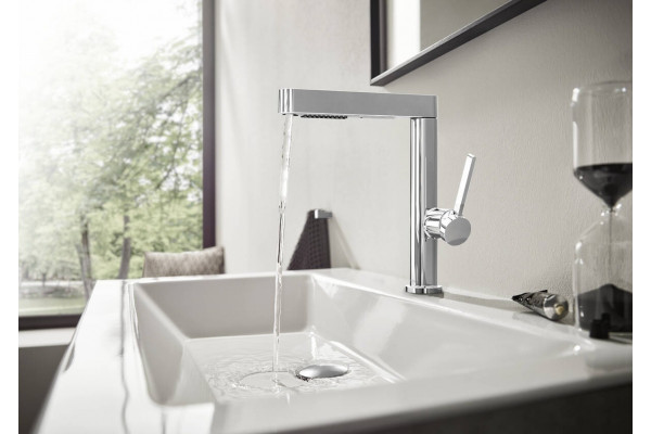 Смеситель Hansgrohe Finoris 230 76063000 для раковины, хром, однорычажный, высота излива 22.9 см