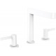 Смеситель Hansgrohe Finoris 160 76034700 для раковины, матовый белый, двухвентильный, высота излива 16.2 см