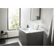 Смеситель Hansgrohe Finoris 110 76033700 для раковины, матовый белый, двухвентильный, высота излива 11.3 см