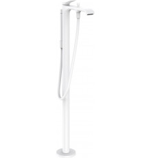 Смеситель Hansgrohe Vivenis 75445700 напольный, матовый белый, однорычажный, длина излива 23.6 см